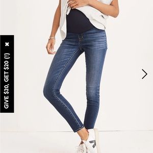 Madewell Over the Bump Maternity Jeans